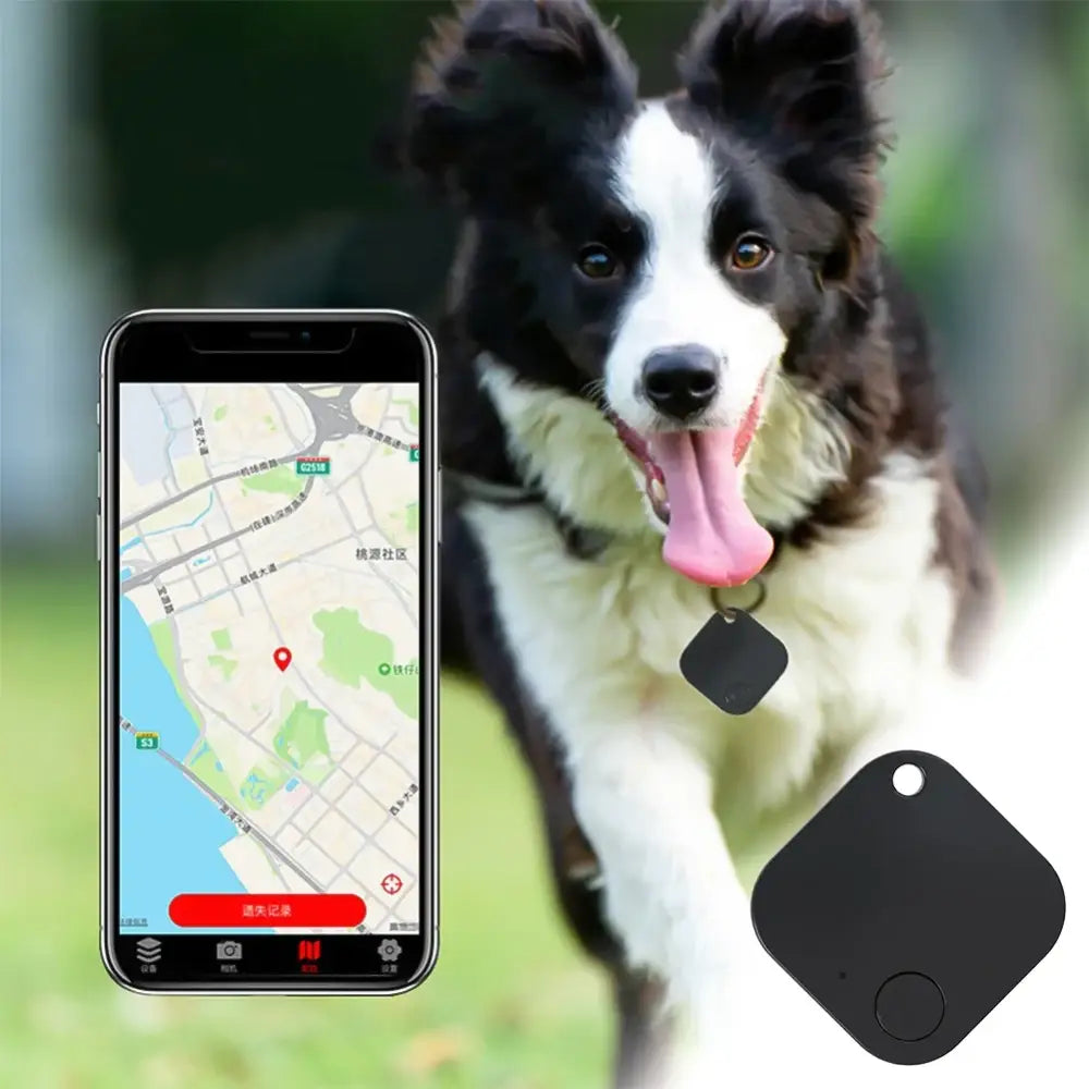 1Pc Portable Mini Smart Pets Locator Bluetooth 5.0 Anti-Lost Location Tracker Collar for Cats Dogs Positioning Tracker