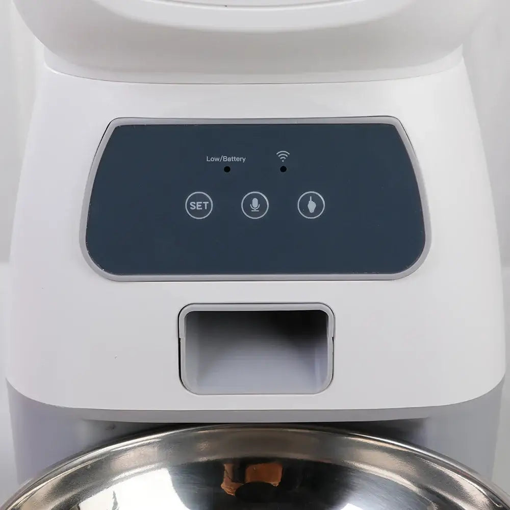 3.5L Automatic Pet Feeder For Cats WiFi Smart Swirl Slow Dog Feeder With Voice Recorder Large Capacity Timing Cat Food