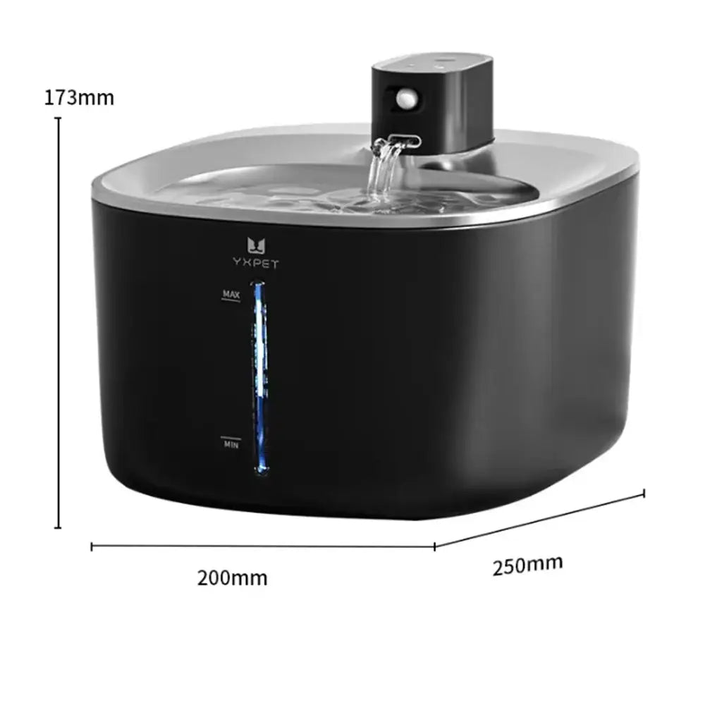 4L Wireless Cat Water Fountain 4000mAh Battery Operated,Ultra Quiet Pet Water Fountain with Motion Sensor for Cats Dogs