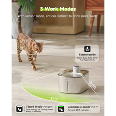 APETDOLA 4L Wireless Cat Water Fountain Auto Sensor Drinking Fountain For Cats Dog Drinker Pet Water Dispenser