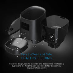 OKKPETS 6L WIFI Pet Feeder Smart Automatic Control For Cats Dogs ABS Material Large Capacity Storage Of Food Dry Food