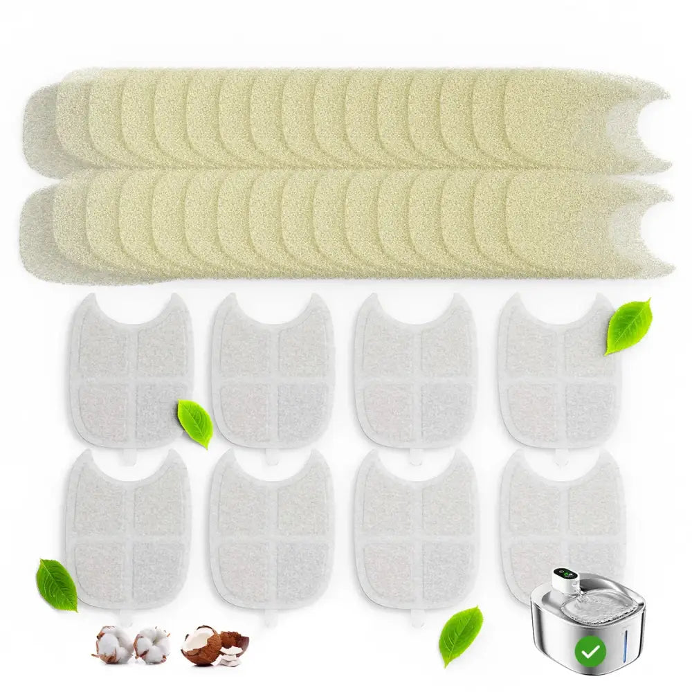 Replacement Filters For APETDOLA Stainless Steel Water Fountain Drinking Dispenser with 6-layer Filtration System