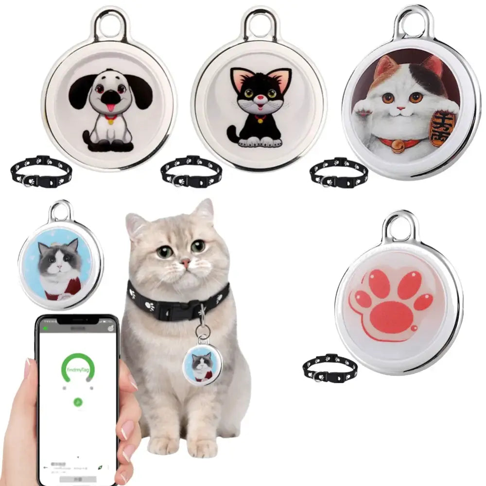 Smart Gps Tracker For Cats Dogs Long Distance Pets GPS Tracker Mini Waterproof Gps Tracker Collar For Android IOS