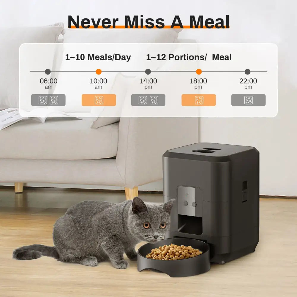 Smart Pet Feeder Automatic Cat Feeder Dog Slow Food Machine With Timed Quantitative Automatic Cat Food Dispenser Cat