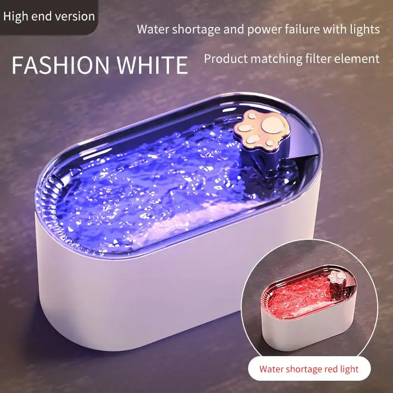 Ultra-Quiet Cat Automatic Water Fountain USB Electric 3L Pet Water Dispenser Cat Bowl Auto Recirculate Filtring Drinker