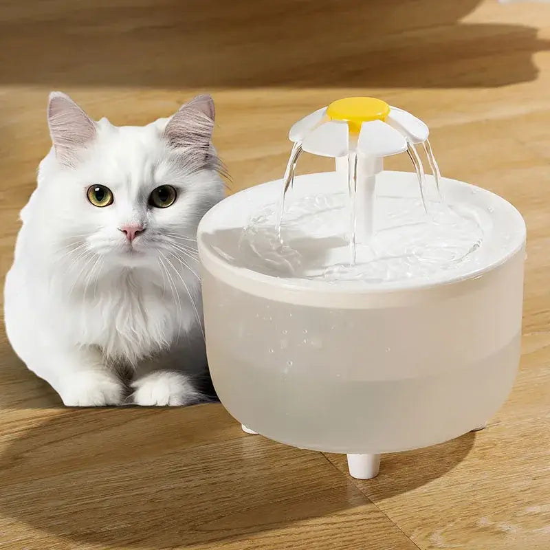 USB Electric Mute 1L Pet Water Fountain Automatic Cat Drink Bowl Filter Pet Drinking Dispenser Drinker For Cats Water